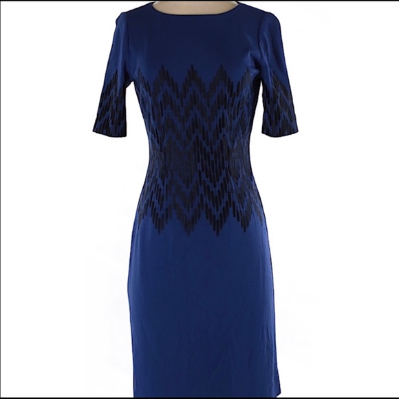 Designer Antonio Melani, Blue with Black Stitching - Picture 1 of 5